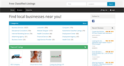 Desktop Screenshot of freeclassifiedlistings.com